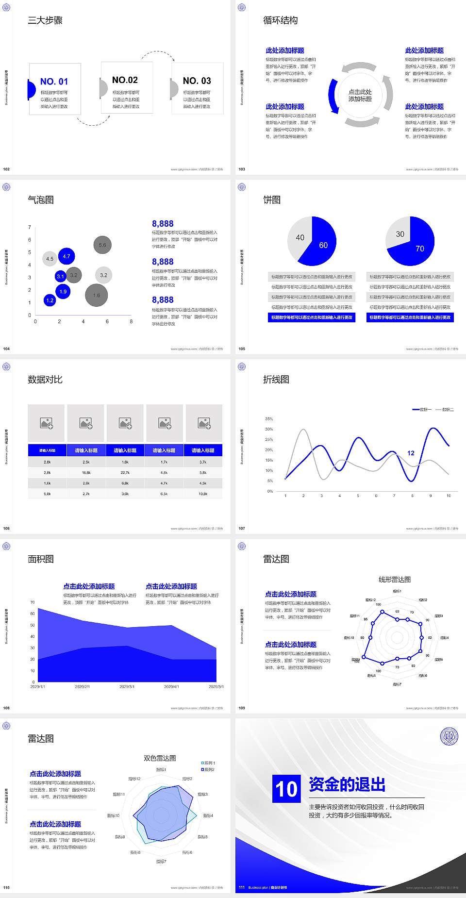 长春中医药大学专用全国大学生互联网+创新创业大赛计划书/路演/网评PPT模板4:3格式幻灯片预览图12