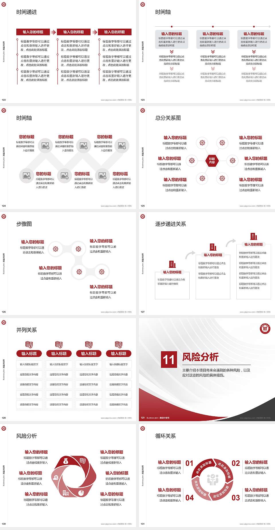 甘孜职业学院专用全国大学生互联网+创新创业大赛计划书/路演/网评PPT模板4:3格式幻灯片预览图14