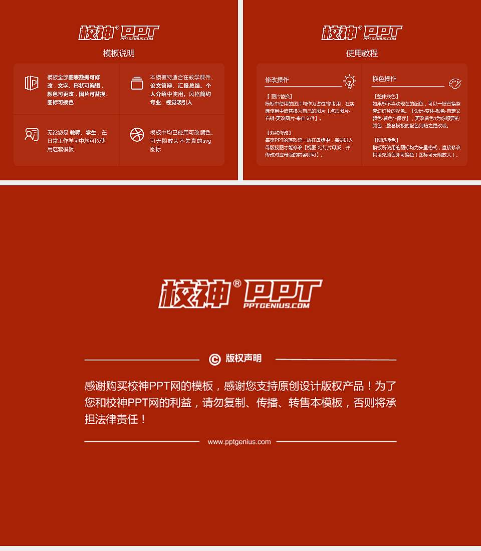 山东万杰医学院毕业论文答辩PPT模板下载4:3格式幻灯片预览图5