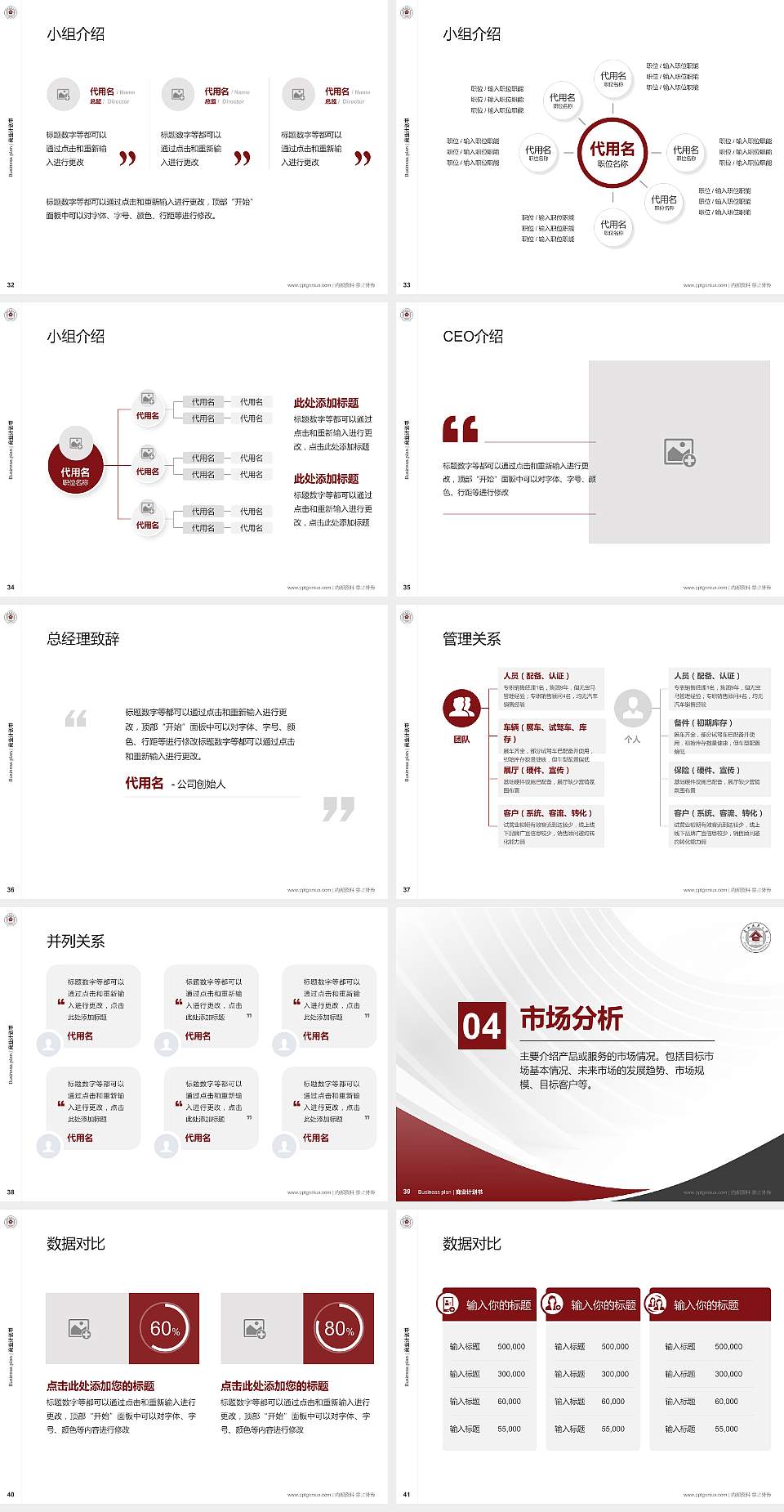 吉林建筑大学专用全国大学生互联网+创新创业大赛计划书/路演/网评PPT模板4:3格式幻灯片预览图5