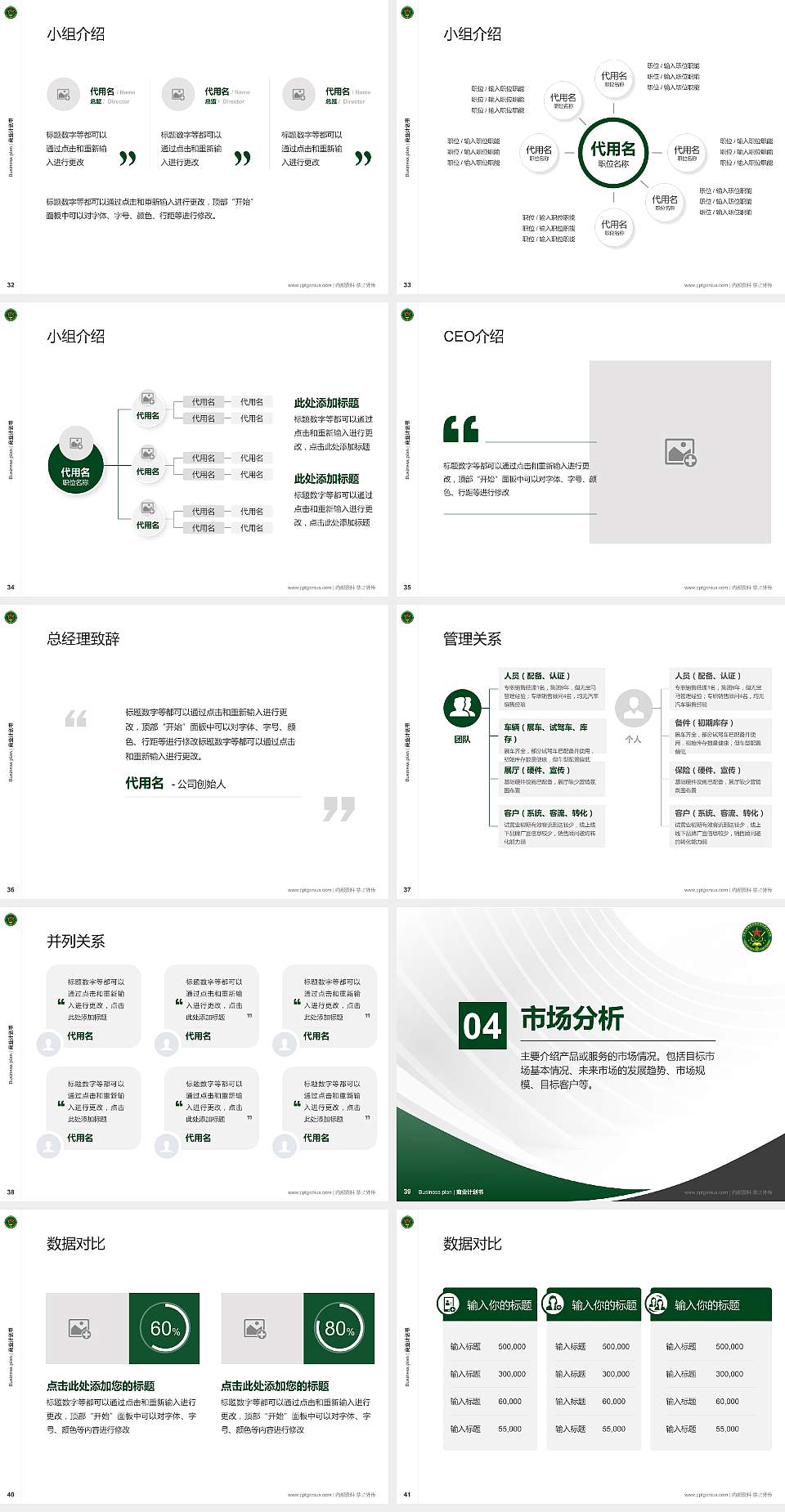 陆军炮兵防空兵学院专用全国大学生互联网+创新创业大赛计划书/路演/网评PPT模板4:3格式幻灯片预览图5