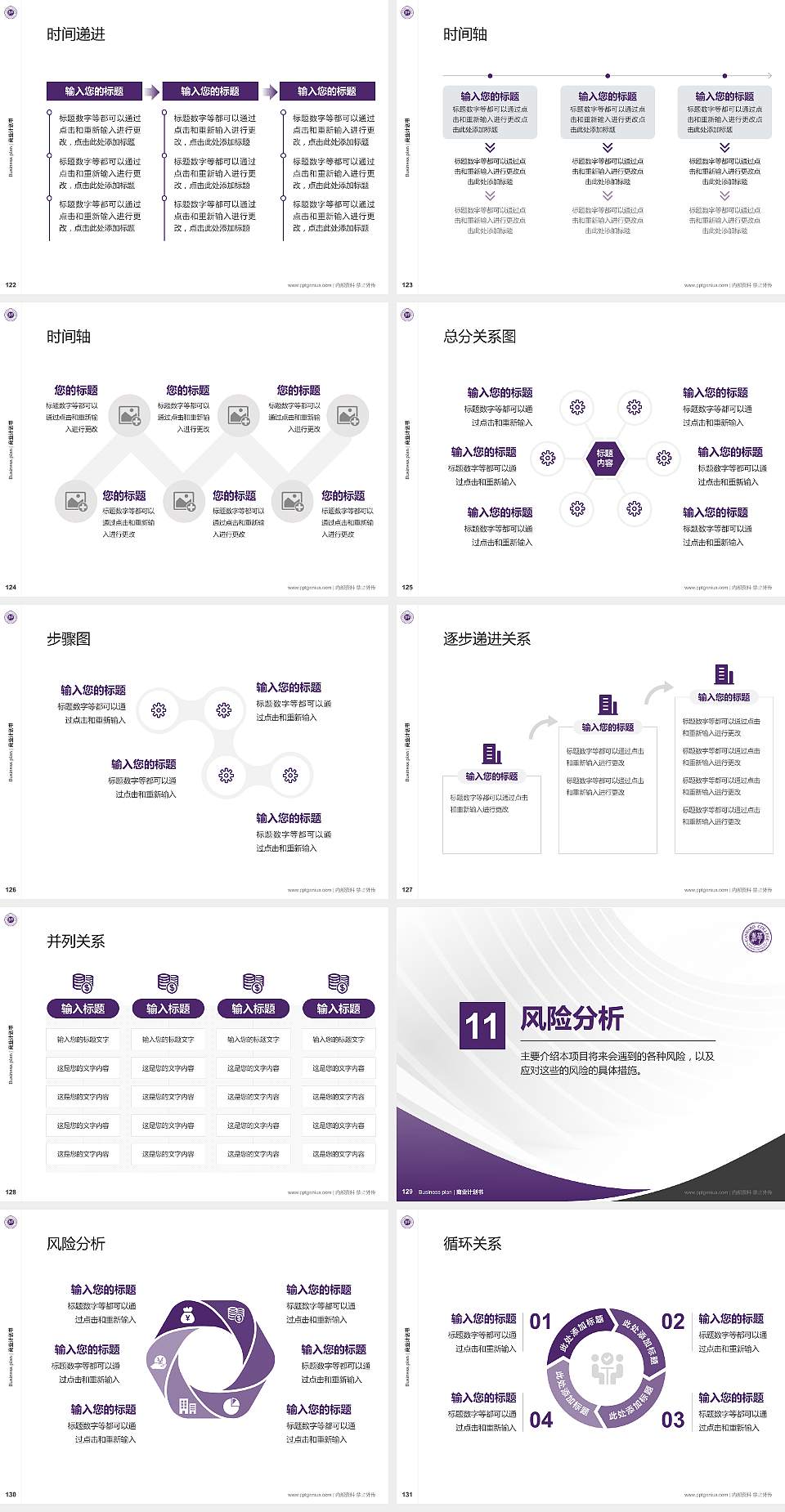 北京工商大学嘉华学院专用全国大学生互联网+创新创业大赛计划书/路演/网评PPT模板4:3格式幻灯片预览图14