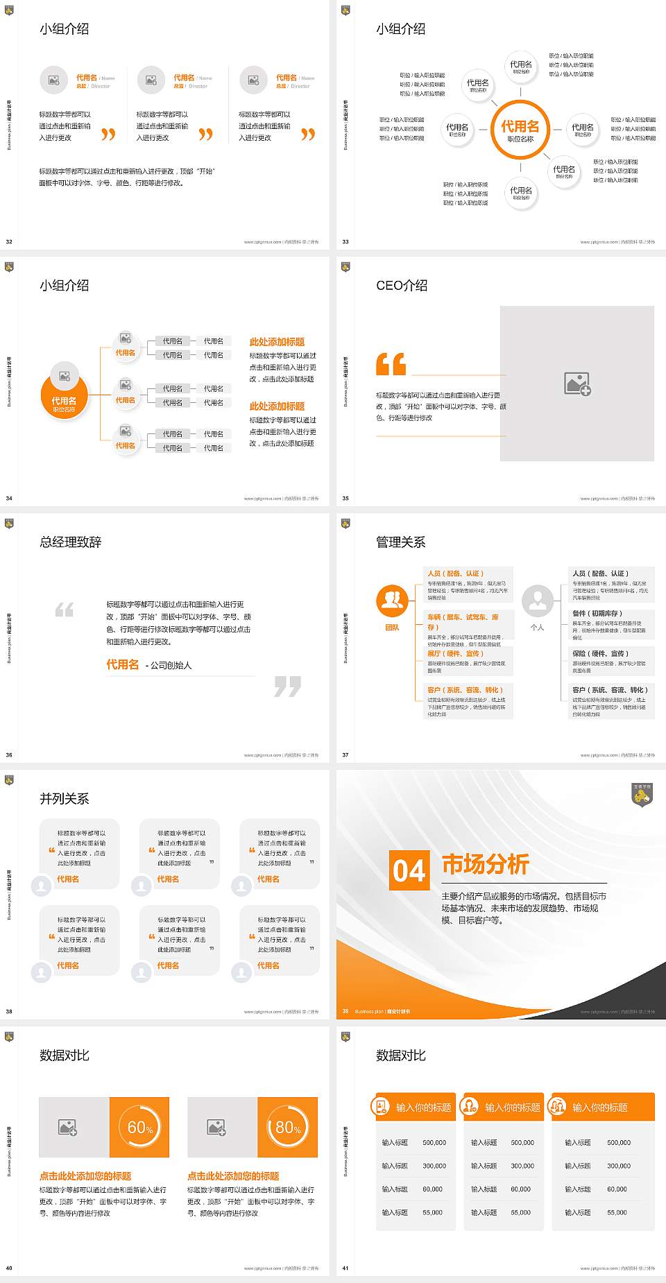 天津商业大学宝德学院专用全国大学生互联网+创新创业大赛计划书/路演/网评PPT模板4:3格式幻灯片预览图5