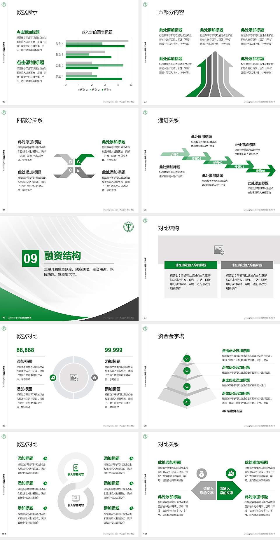 台湾中国医药大学专用全国大学生互联网+创新创业大赛计划书/路演/网评PPT模板4:3格式幻灯片预览图11