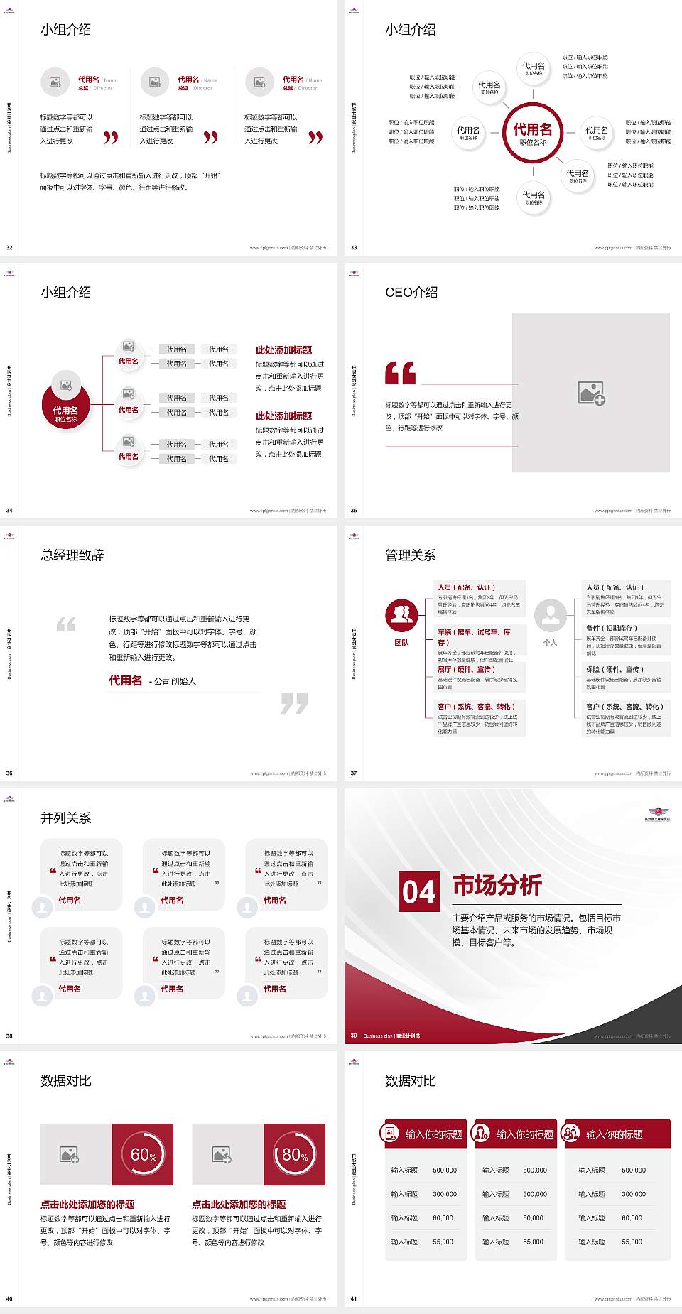 宿州航空职业学院专用全国大学生互联网+创新创业大赛计划书/路演/网评PPT模板4:3格式幻灯片预览图5