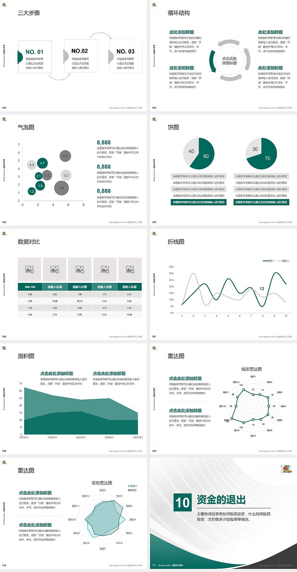 解放军电子工程学院专用全国大学生互联网+创新创业大赛计划书/路演/网评PPT模板4:3格式幻灯片预览图12