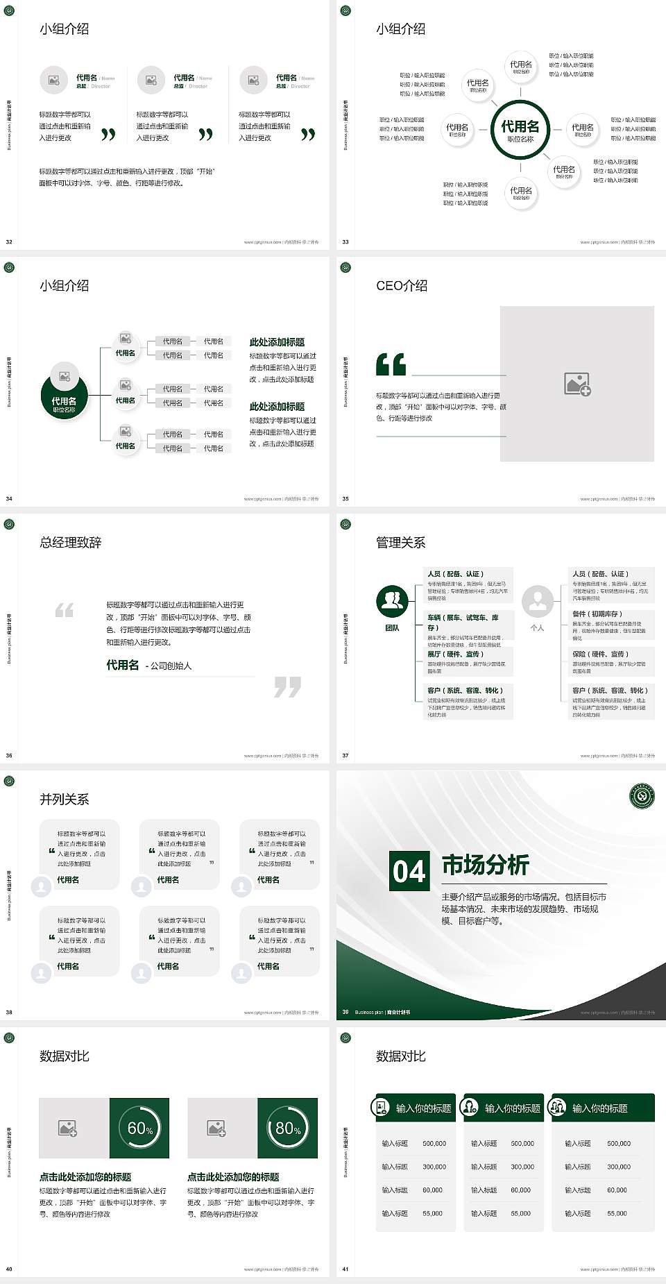 长春健康职业学院专用全国大学生互联网+创新创业大赛计划书/路演/网评PPT模板4:3格式幻灯片预览图5