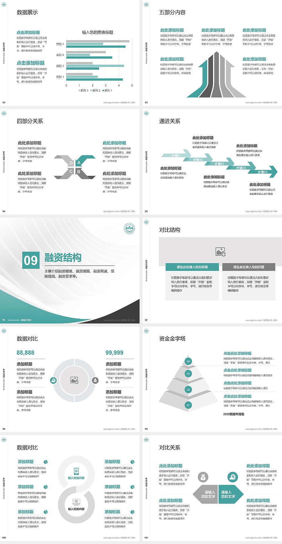 吉林农业大学专用全国大学生互联网+创新创业大赛计划书/路演/网评PPT模板4:3格式幻灯片预览图11