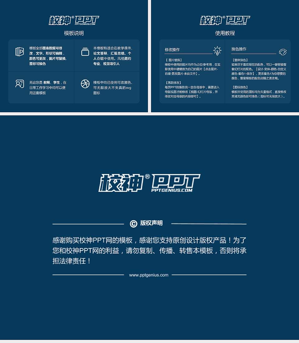 华南师范大学毕业论文答辩PPT模板下载4:3格式幻灯片预览图5