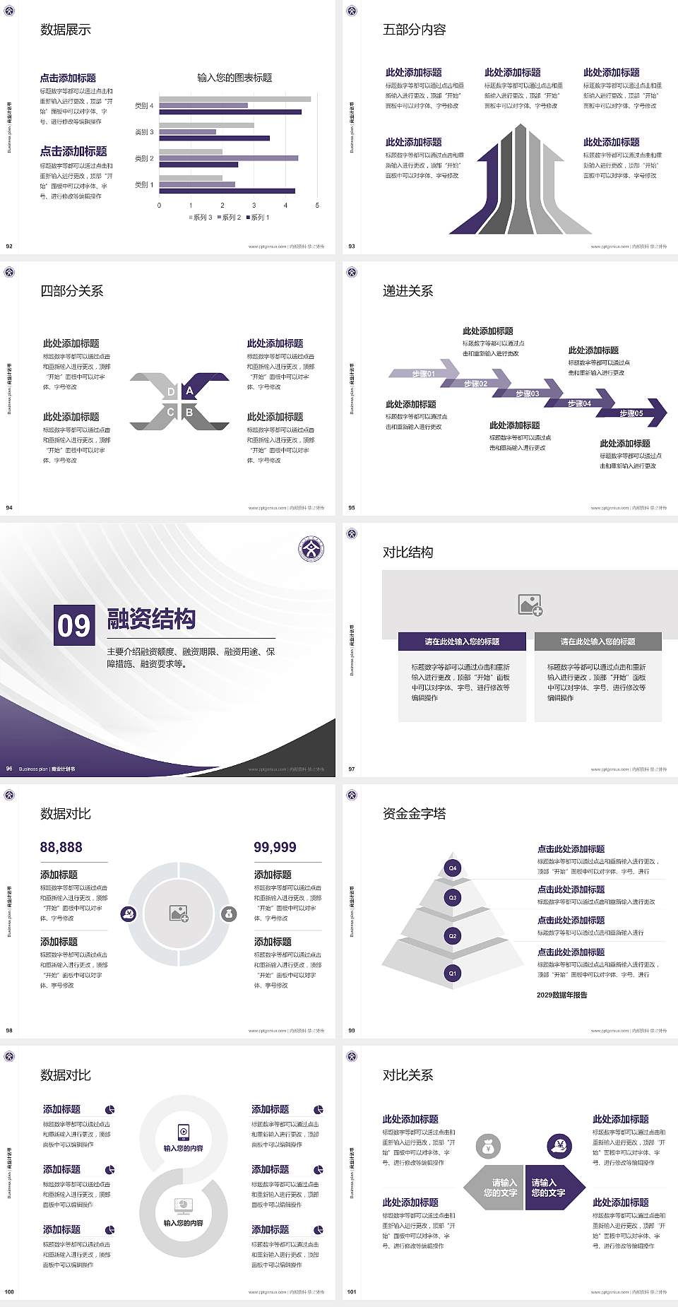 丽江文化旅游学院专用全国大学生互联网+创新创业大赛计划书/路演/网评PPT模板4:3格式幻灯片预览图11