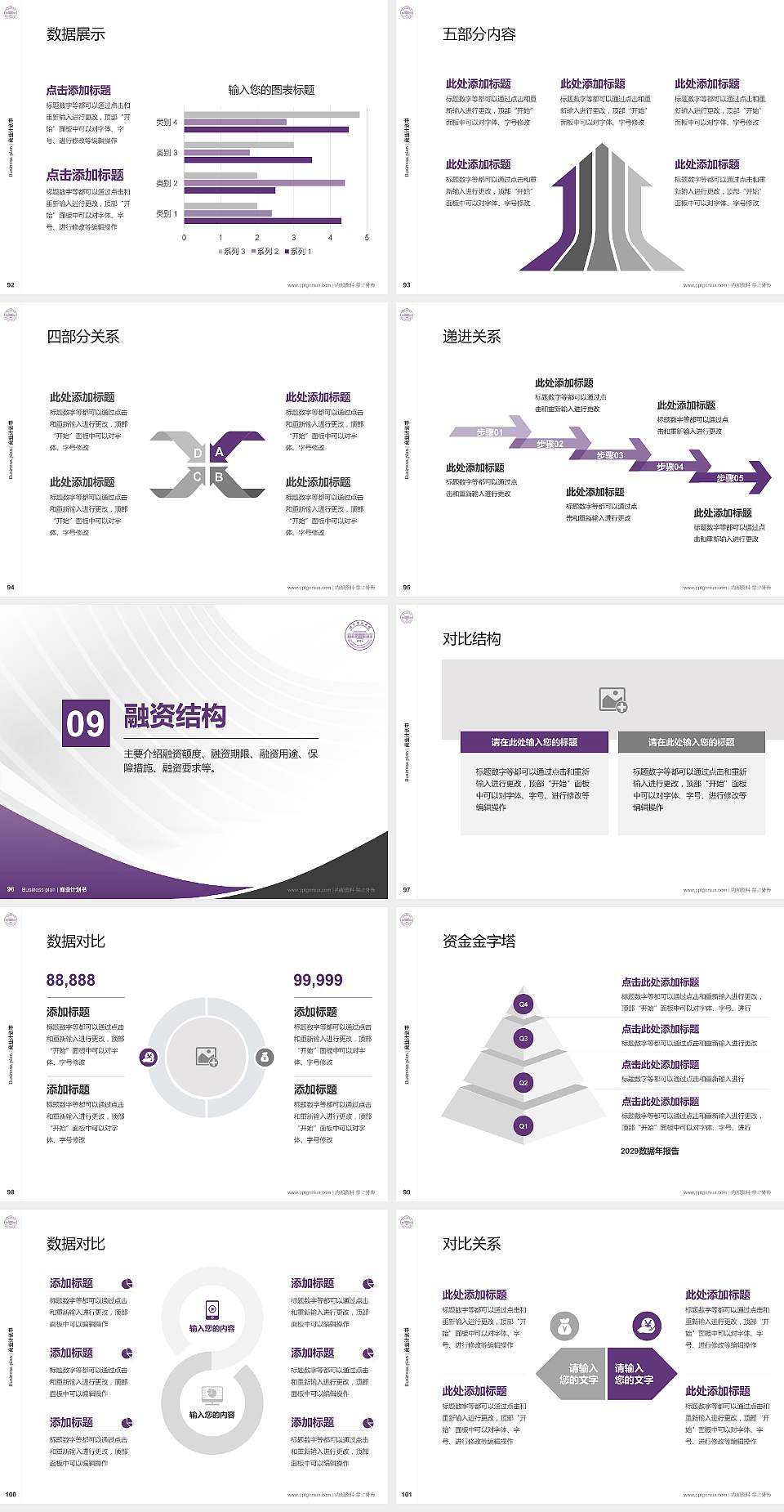 北京建筑大学专用全国大学生互联网+创新创业大赛计划书/路演/网评PPT模板4:3格式幻灯片预览图11