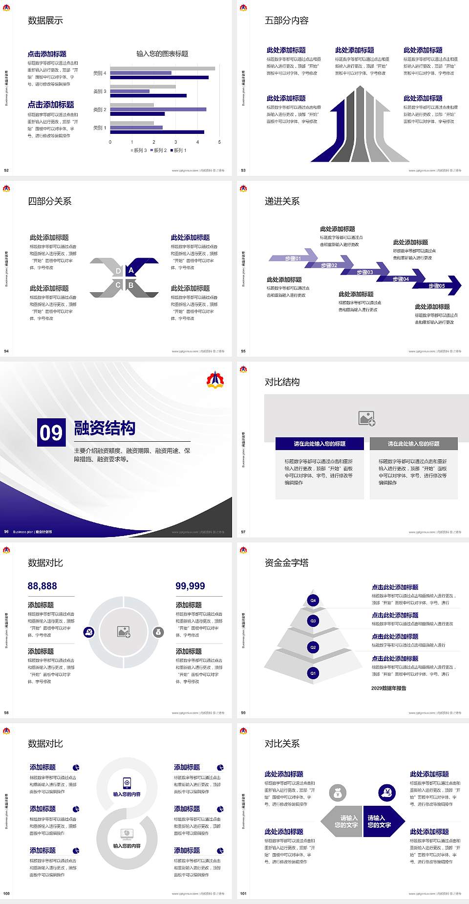 云南国防工业职业技术学院专用全国大学生互联网+创新创业大赛计划书/路演/网评PPT模板4:3格式幻灯片预览图11