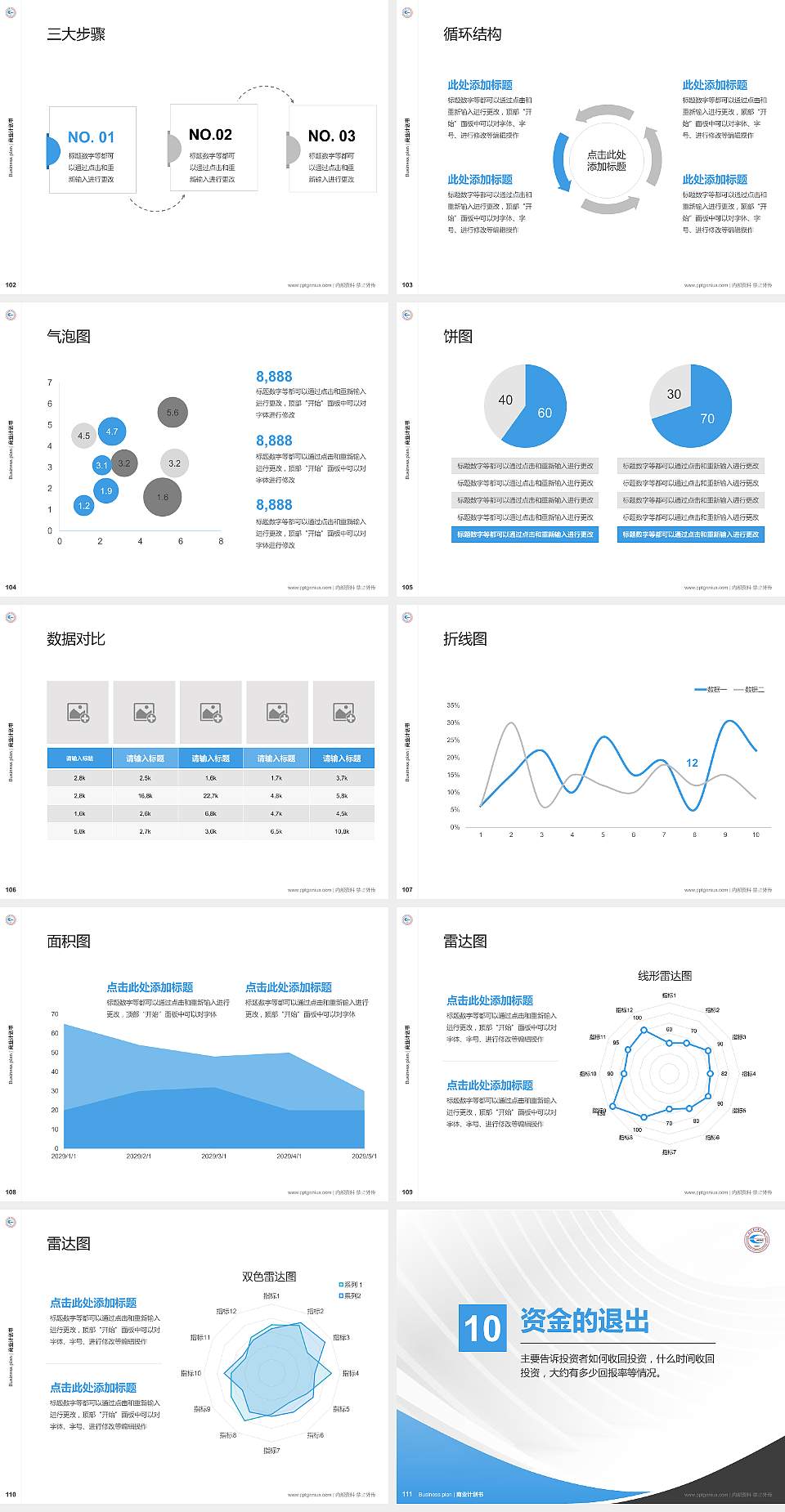 北京电子科技学院专用全国大学生互联网+创新创业大赛计划书/路演/网评PPT模板4:3格式幻灯片预览图12