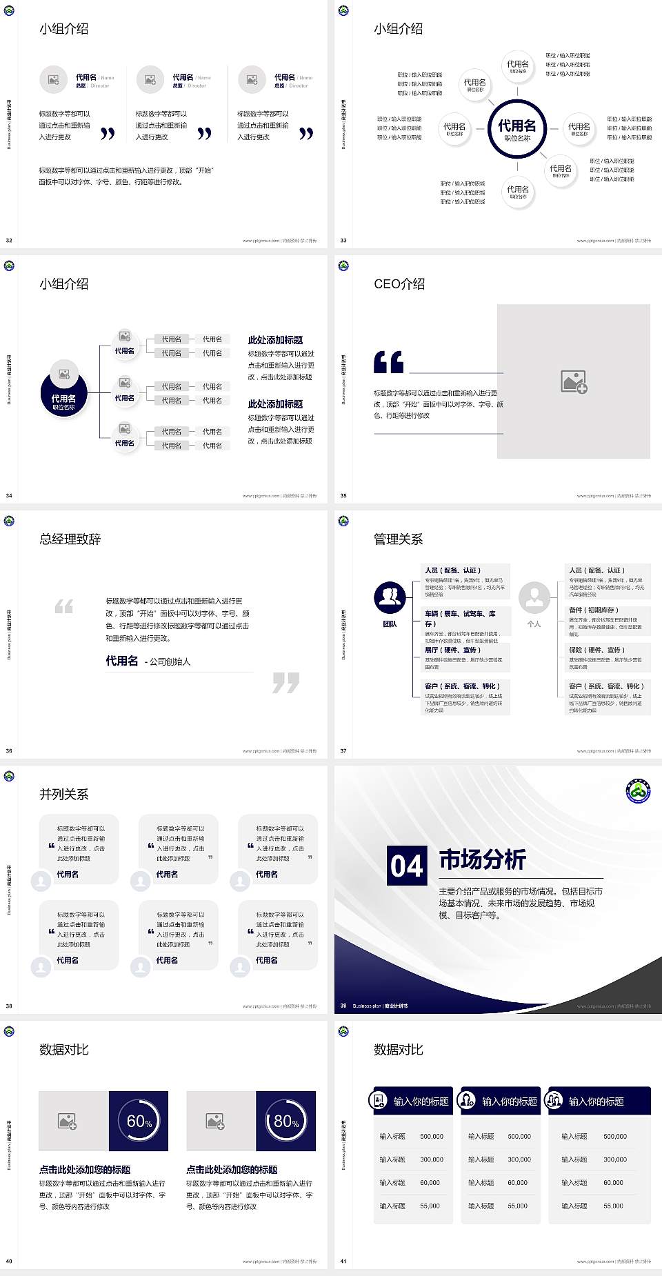 台湾联合大学专用全国大学生互联网+创新创业大赛计划书/路演/网评PPT模板4:3格式幻灯片预览图5