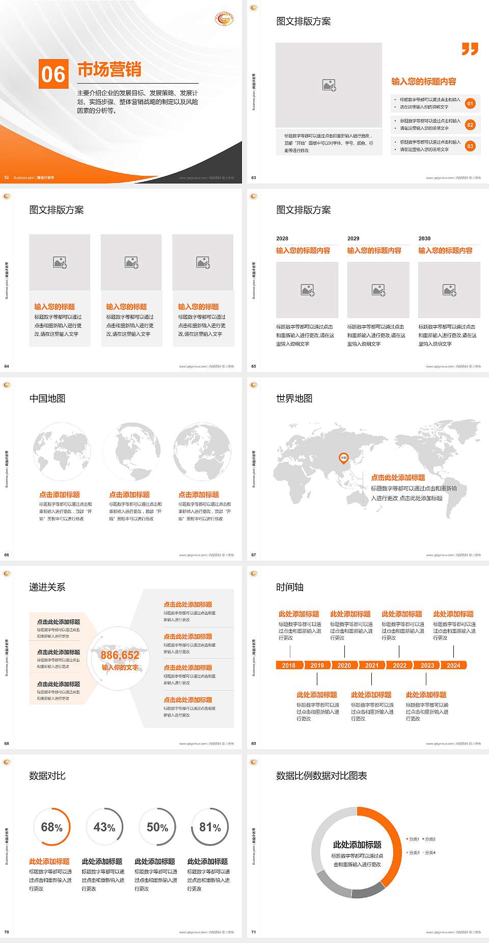 四川外国语大学成都学院专用全国大学生互联网+创新创业大赛计划书/路演/网评PPT模板4:3格式幻灯片预览图8