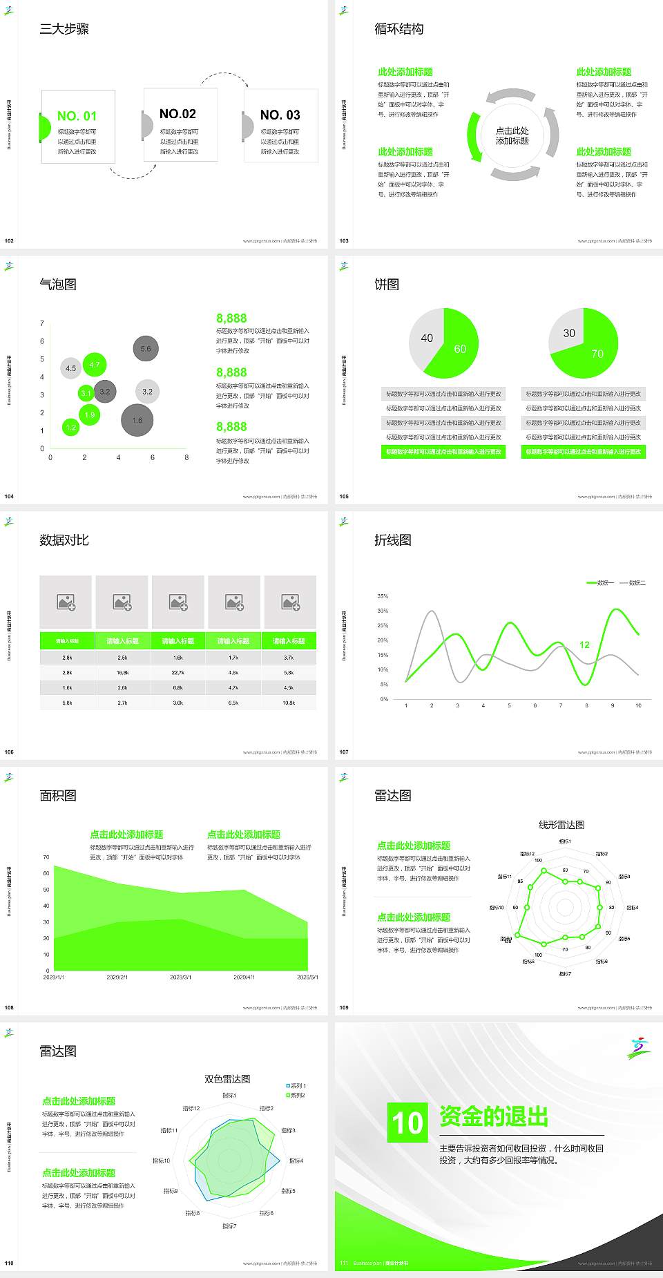 台湾体育运动大学专用全国大学生互联网+创新创业大赛计划书/路演/网评PPT模板4:3格式幻灯片预览图12