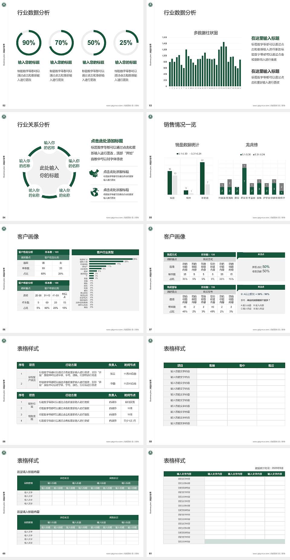 北京林业大学专用全国大学生互联网+创新创业大赛计划书/路演/网评PPT模板4:3格式幻灯片预览图7