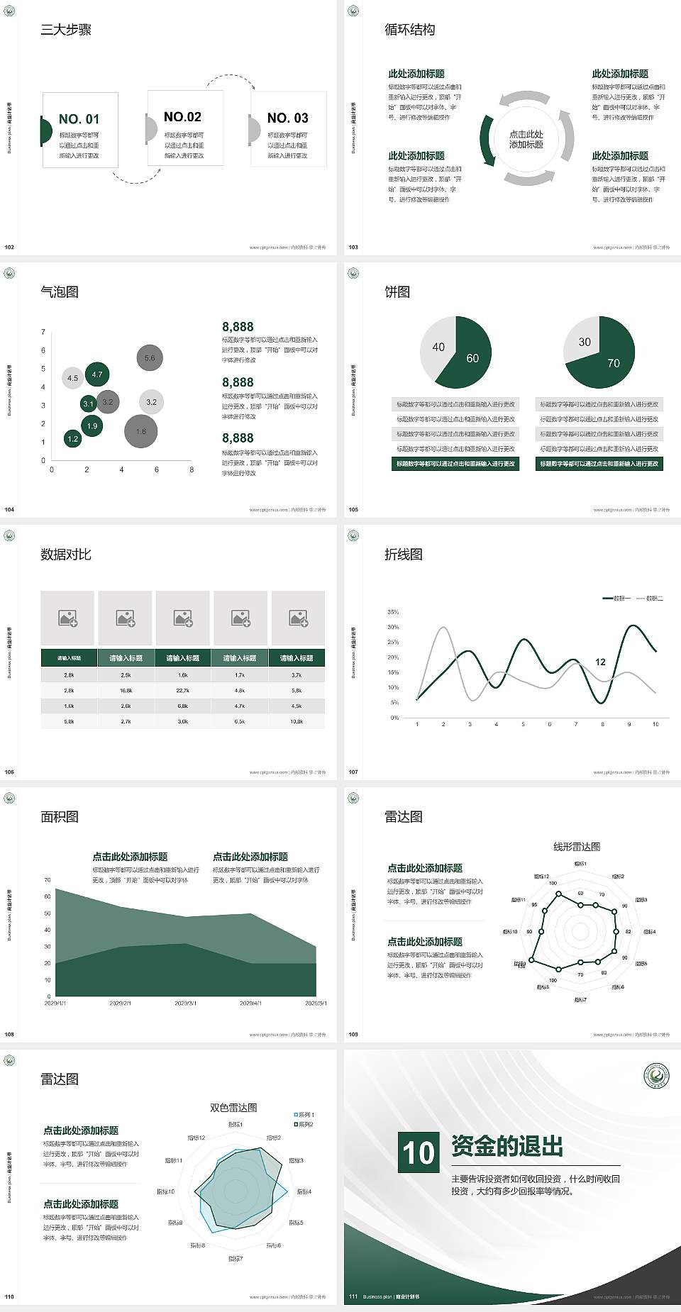 四川旅游学院专用全国大学生互联网+创新创业大赛计划书/路演/网评PPT模板4:3格式幻灯片预览图12