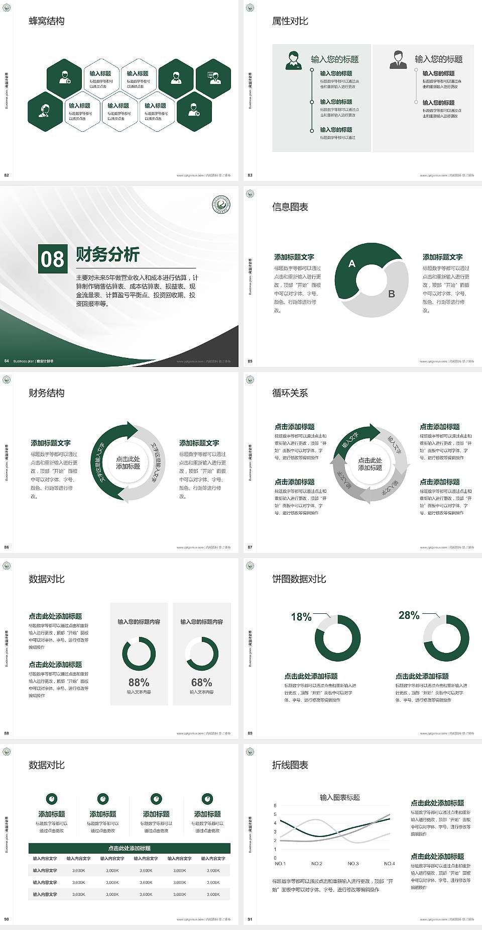 四川旅游学院专用全国大学生互联网+创新创业大赛计划书/路演/网评PPT模板4:3格式幻灯片预览图10