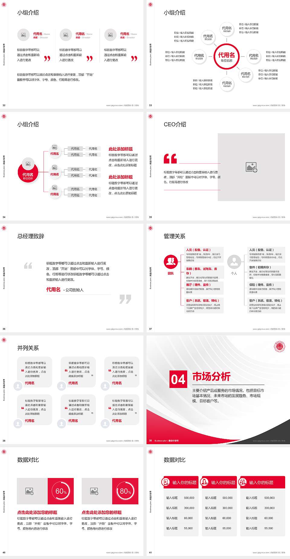 淮北理工学院专用全国大学生互联网+创新创业大赛计划书/路演/网评PPT模板4:3格式幻灯片预览图5