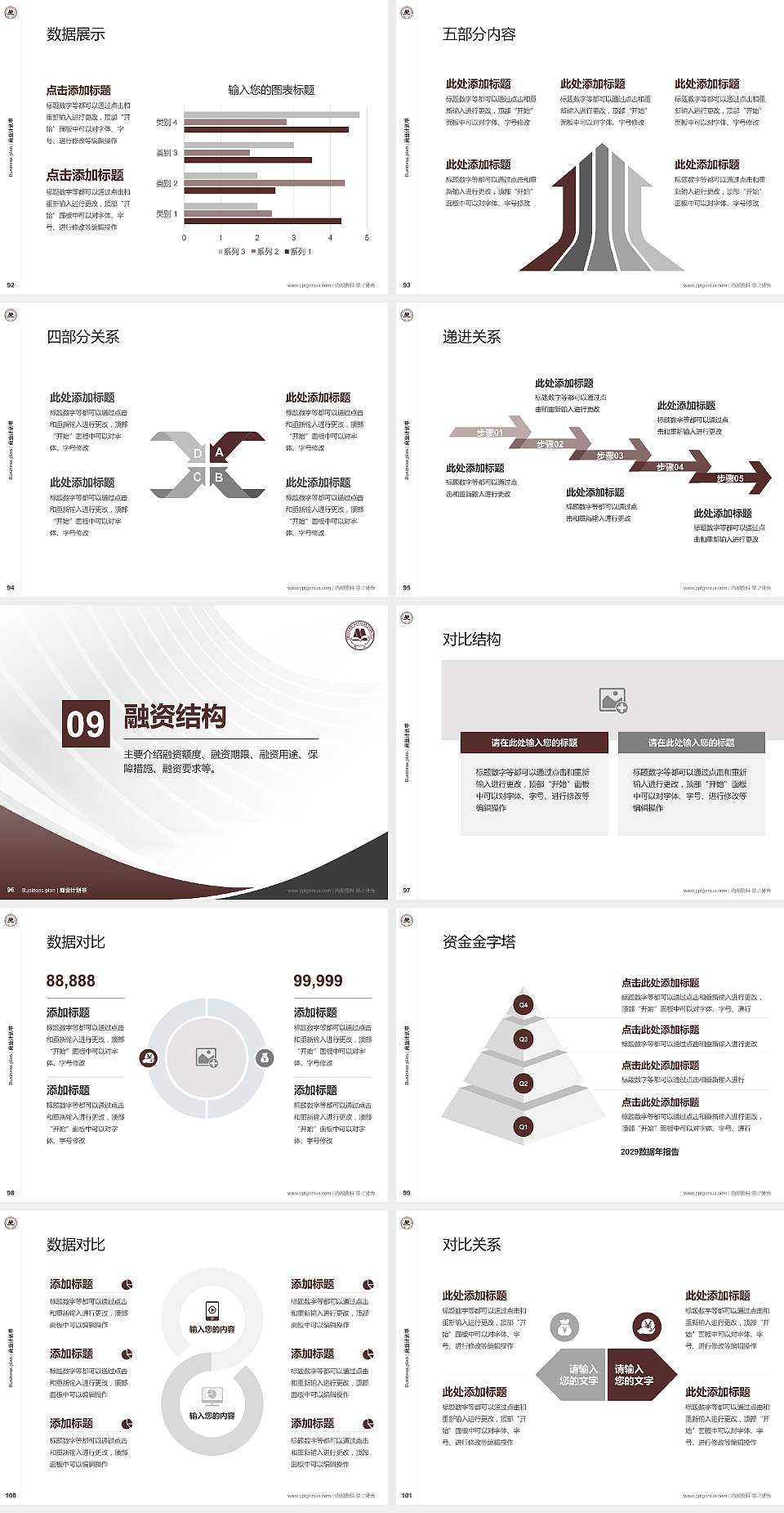上海民远职业技术学院专用全国大学生互联网+创新创业大赛计划书/路演/网评PPT模板4:3格式幻灯片预览图11
