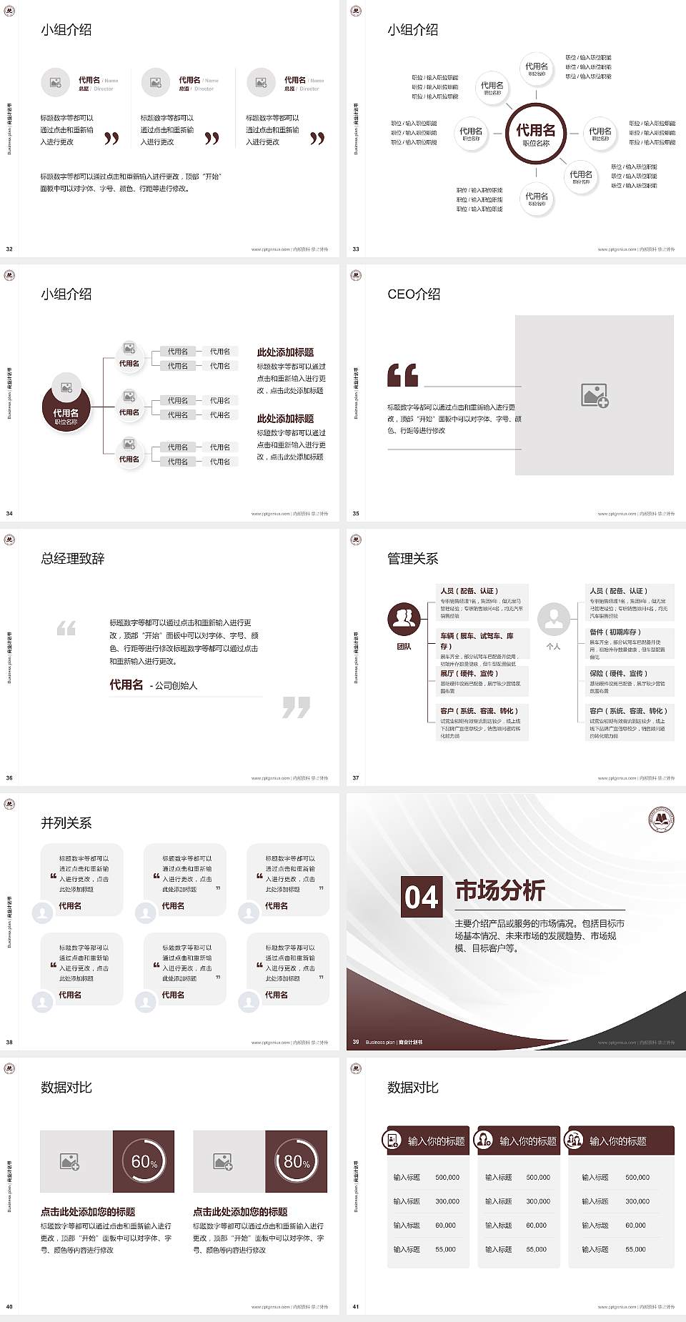 上海民远职业技术学院专用全国大学生互联网+创新创业大赛计划书/路演/网评PPT模板4:3格式幻灯片预览图5