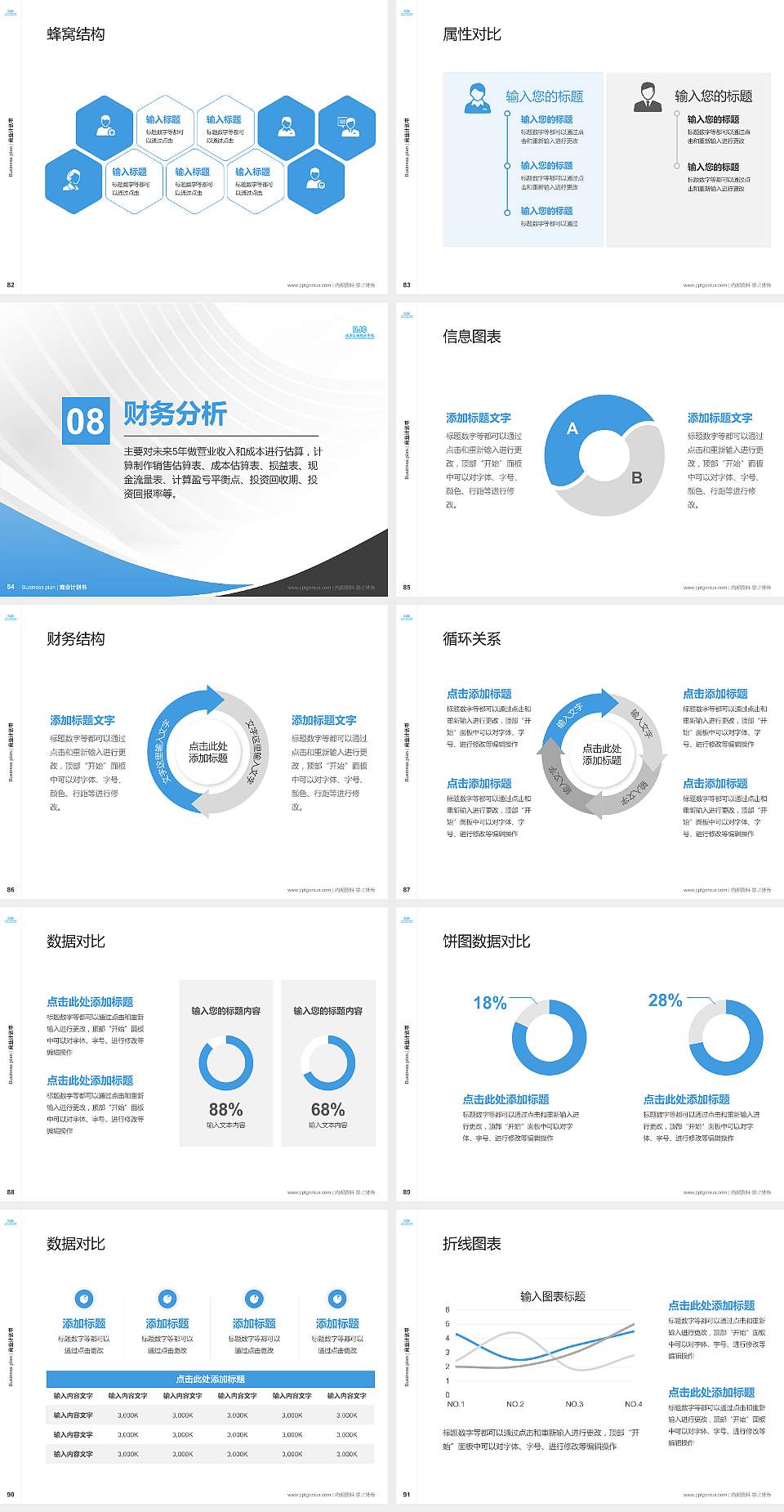 北京汇佳职业学院专用全国大学生互联网+创新创业大赛计划书/路演/网评PPT模板4:3格式幻灯片预览图10