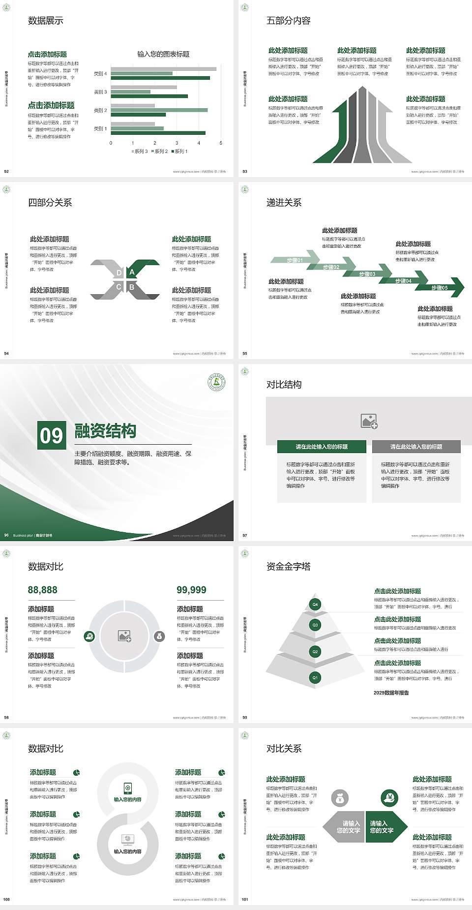 安徽人口职业学院专用全国大学生互联网+创新创业大赛计划书/路演/网评PPT模板4:3格式幻灯片预览图11