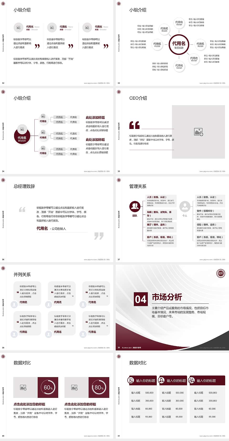 上海欧华职业技术学院专用全国大学生互联网+创新创业大赛计划书/路演/网评PPT模板4:3格式幻灯片预览图5