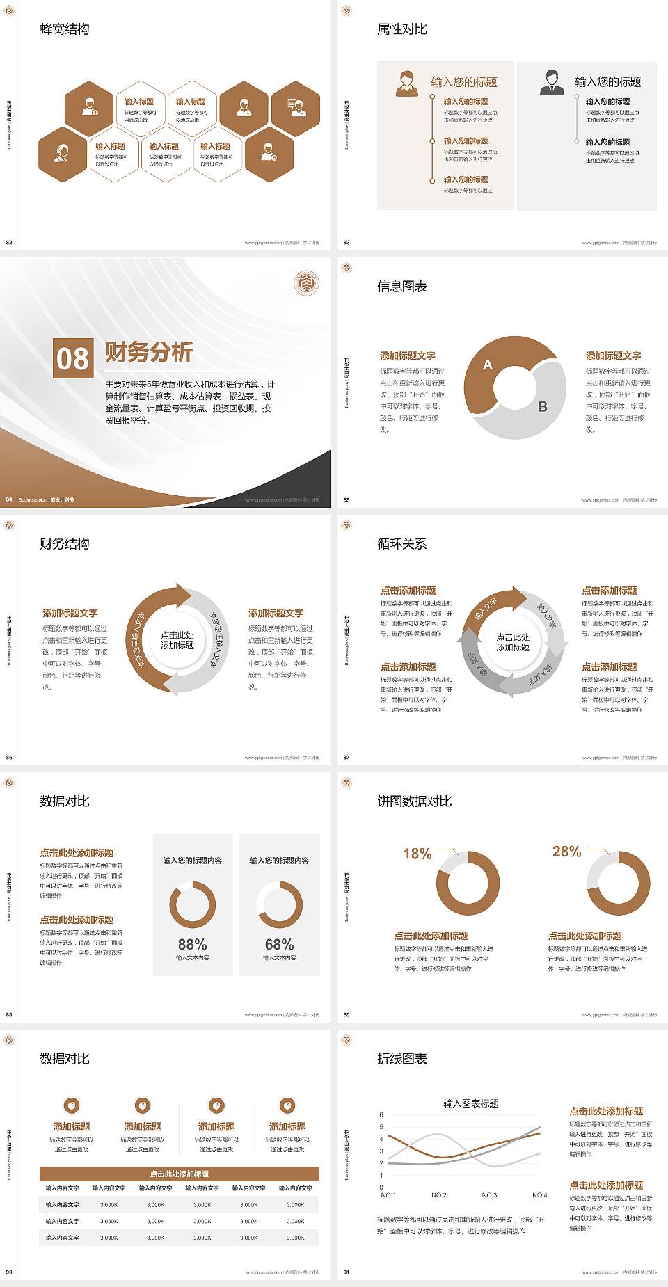 南充文化旅游职业学院专用全国大学生互联网+创新创业大赛计划书/路演/网评PPT模板4:3格式幻灯片预览图10