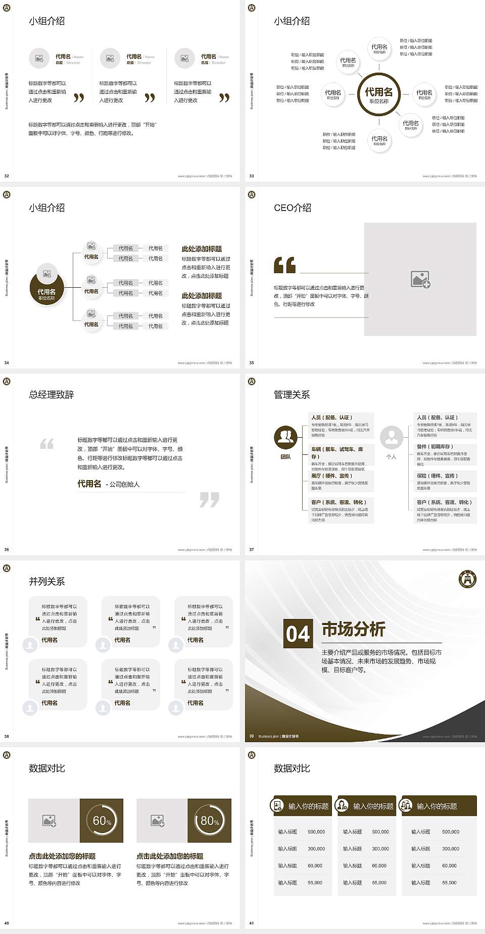 铜陵学院专用全国大学生互联网+创新创业大赛计划书/路演/网评PPT模板4:3格式幻灯片预览图5