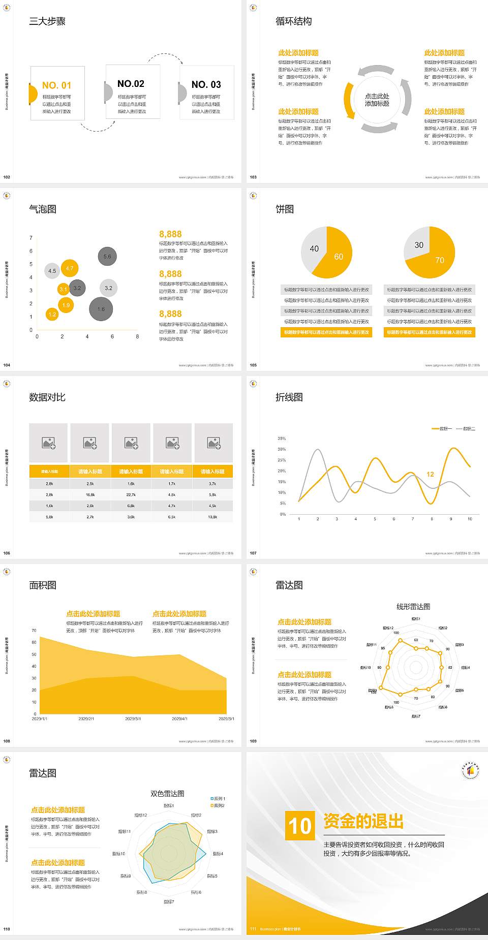 阜阳职业技术学院专用全国大学生互联网+创新创业大赛计划书/路演/网评PPT模板4:3格式幻灯片预览图12