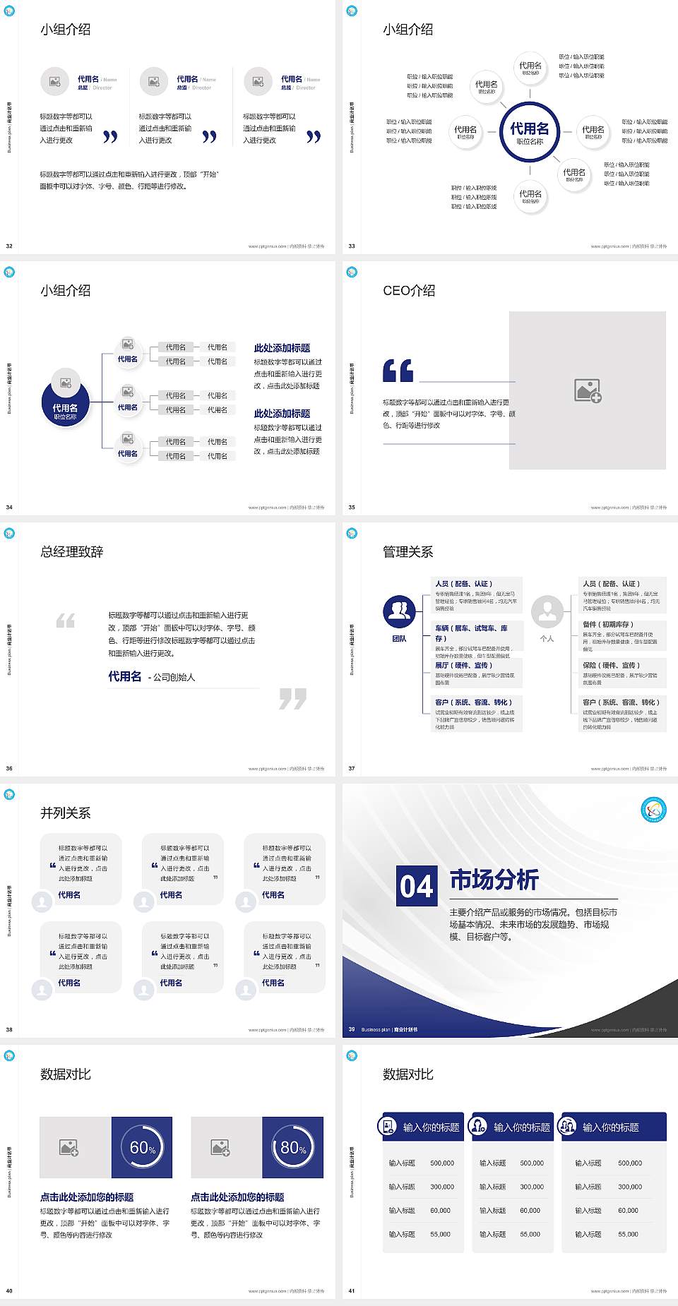 北京信息科技大学专用全国大学生互联网+创新创业大赛计划书/路演/网评PPT模板4:3格式幻灯片预览图5