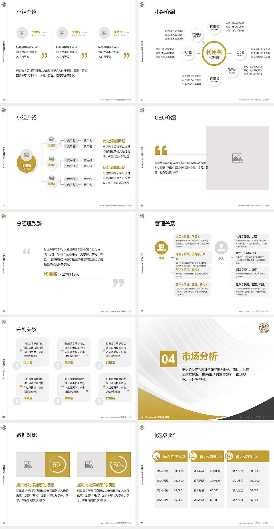 台湾大学专用全国大学生互联网+创新创业大赛计划书/路演/网评PPT模板4:3格式幻灯片预览图5