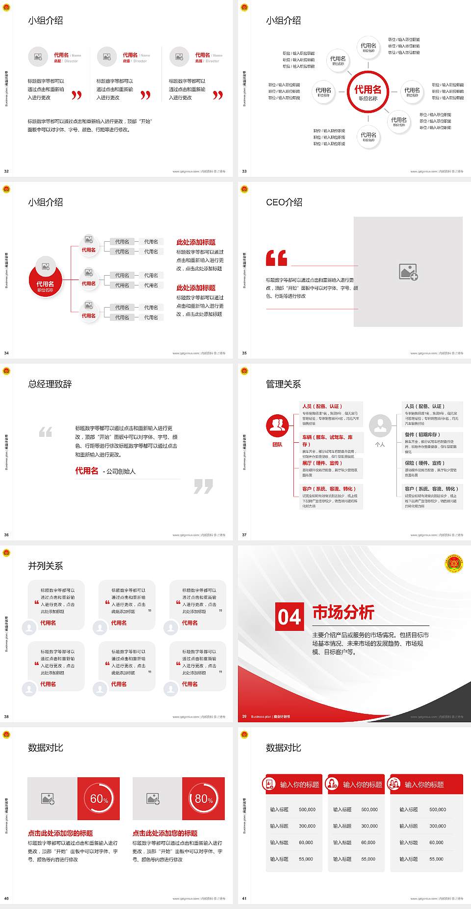 陆军防化学院专用全国大学生互联网+创新创业大赛计划书/路演/网评PPT模板4:3格式幻灯片预览图5