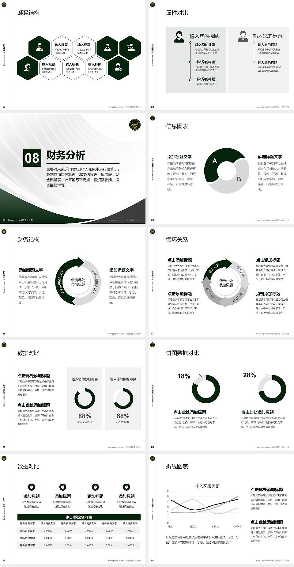 中国人民武装警察部队特种警察学院专用全国大学生互联网+创新创业大赛计划书/路演/网评PPT模板4:3格式幻灯片预览图10