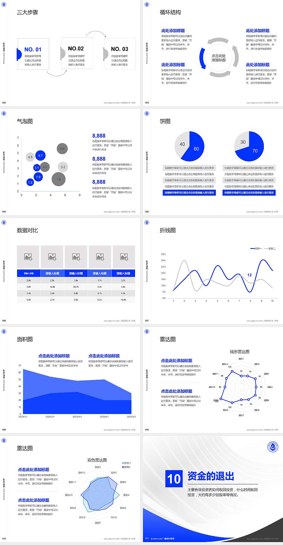 滇西科技师范学院专用全国大学生互联网+创新创业大赛计划书/路演/网评PPT模板4:3格式幻灯片预览图12