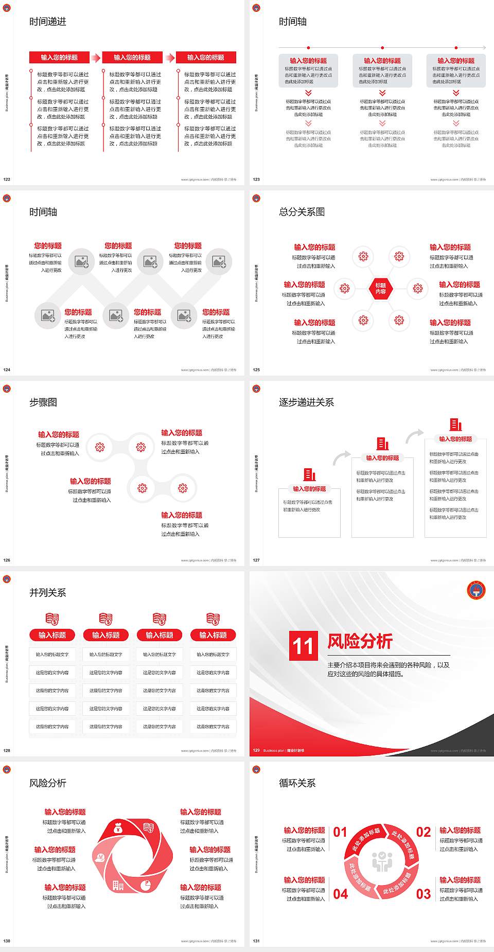 长春大学专用全国大学生互联网+创新创业大赛计划书/路演/网评PPT模板4:3格式幻灯片预览图14