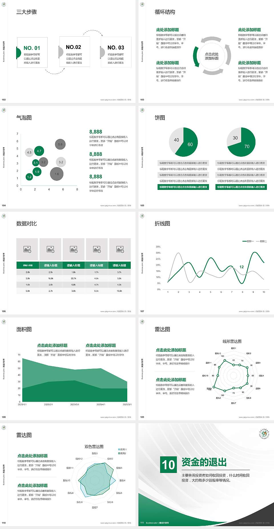 天津中医药大学专用全国大学生互联网+创新创业大赛计划书/路演/网评PPT模板4:3格式幻灯片预览图12