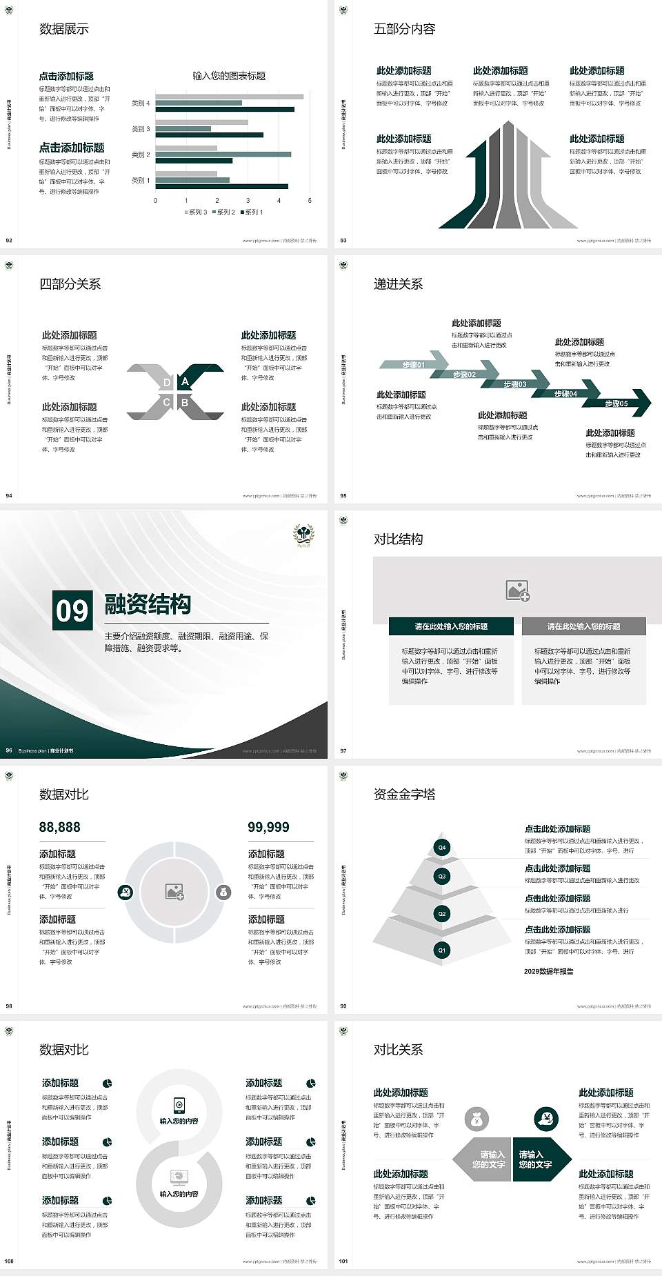 高雄餐旅大学专用全国大学生互联网+创新创业大赛计划书/路演/网评PPT模板4:3格式幻灯片预览图11