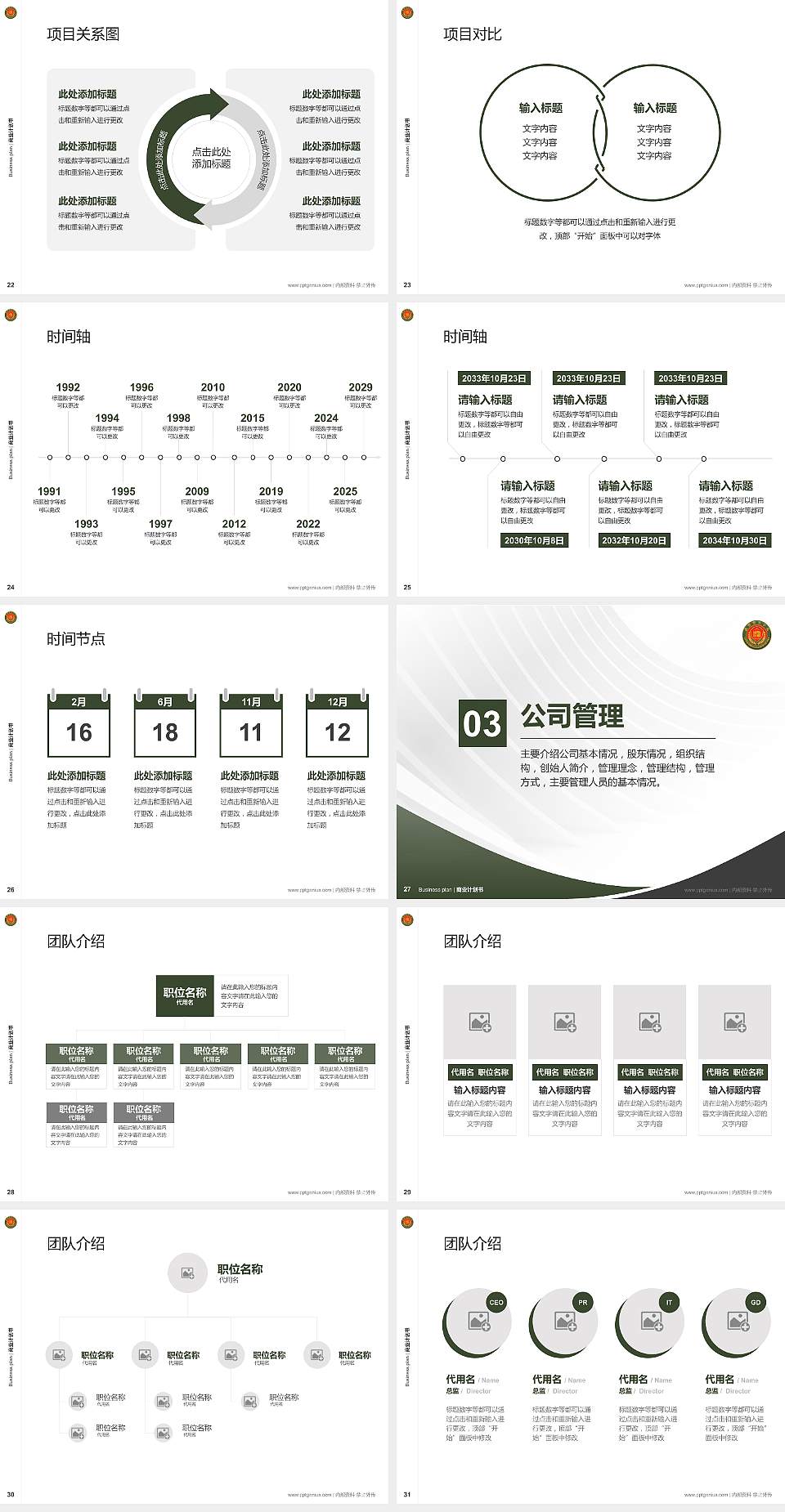 中国人民武装警察部队警官学院专用全国大学生互联网+创新创业大赛计划书/路演/网评PPT模板4:3格式幻灯片预览图4