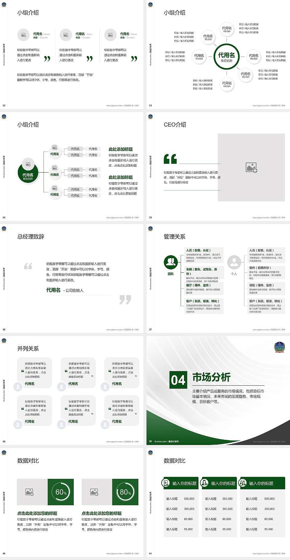 陆军装甲兵学院专用全国大学生互联网+创新创业大赛计划书/路演/网评PPT模板4:3格式幻灯片预览图5