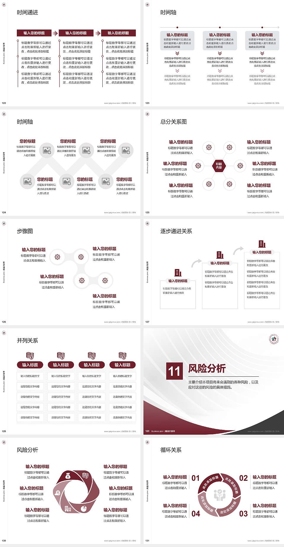 四川城市职业学院专用全国大学生互联网+创新创业大赛计划书/路演/网评PPT模板4:3格式幻灯片预览图14