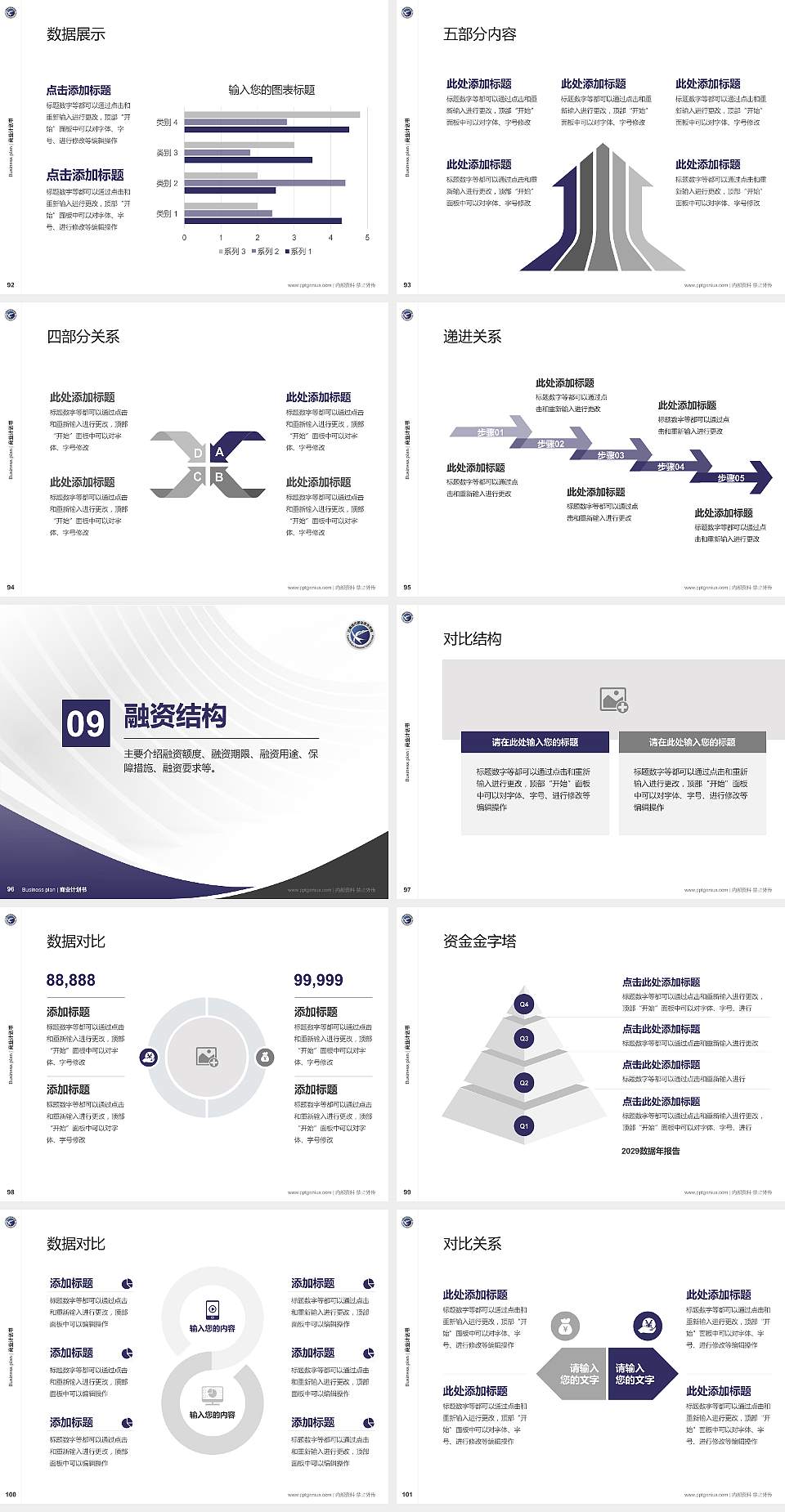 云南现代职业技术学院专用全国大学生互联网+创新创业大赛计划书/路演/网评PPT模板4:3格式幻灯片预览图11