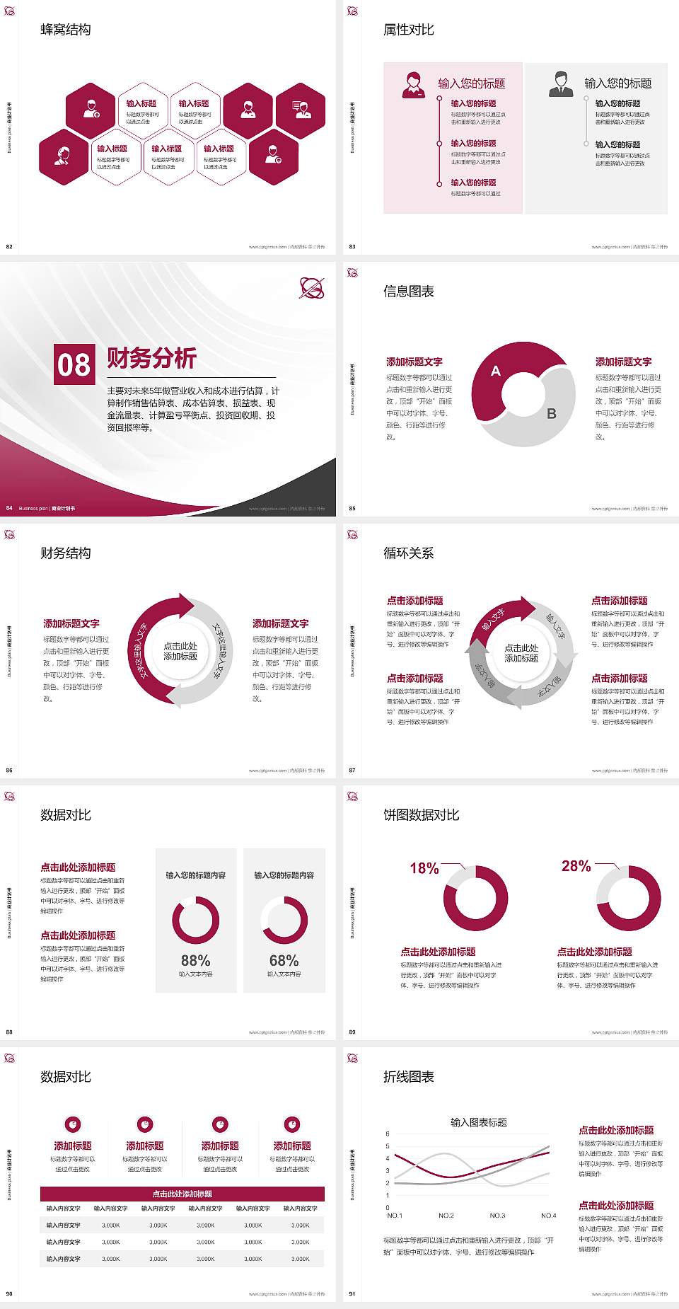 台湾世新大学专用全国大学生互联网+创新创业大赛计划书/路演/网评PPT模板4:3格式幻灯片预览图10