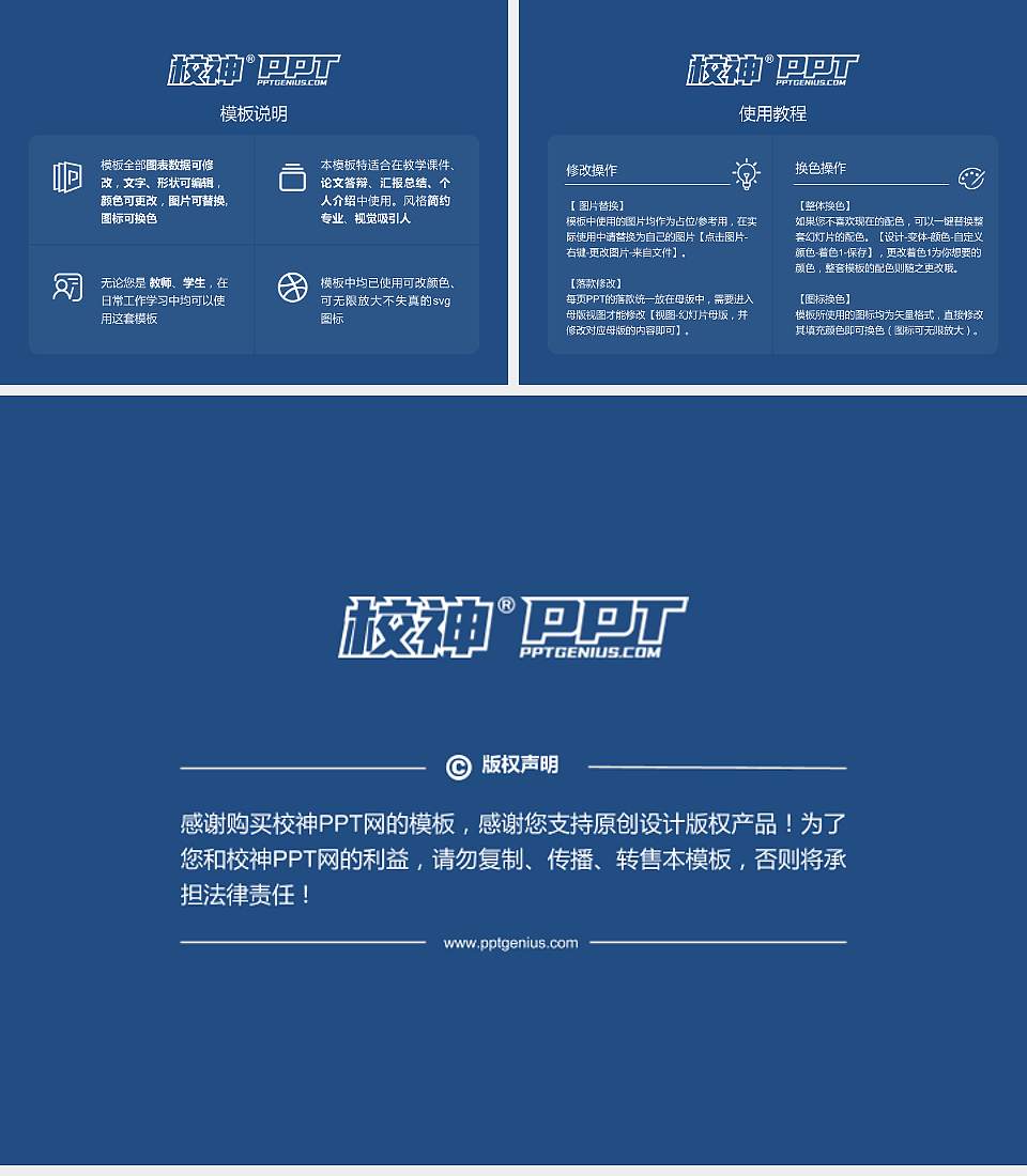 临夏现代职业学院毕业论文答辩PPT模板下载4:3格式幻灯片预览图5