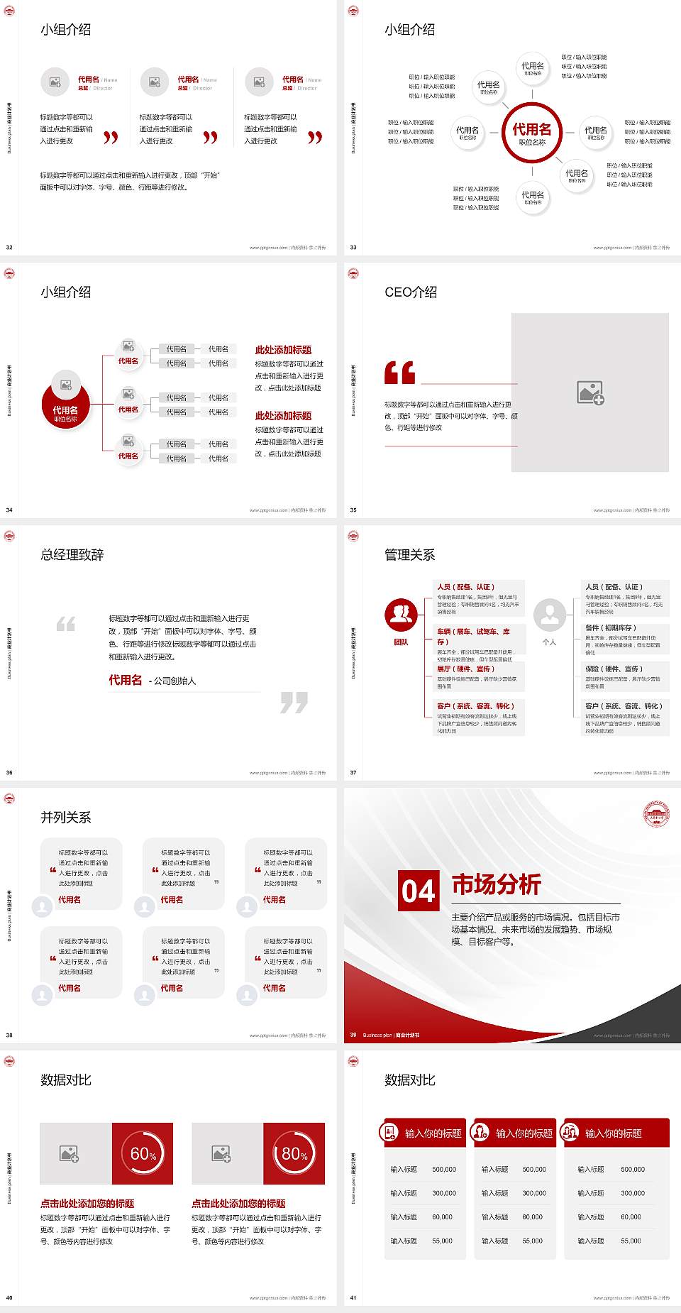 天津理工大学专用全国大学生互联网+创新创业大赛计划书/路演/网评PPT模板4:3格式幻灯片预览图5