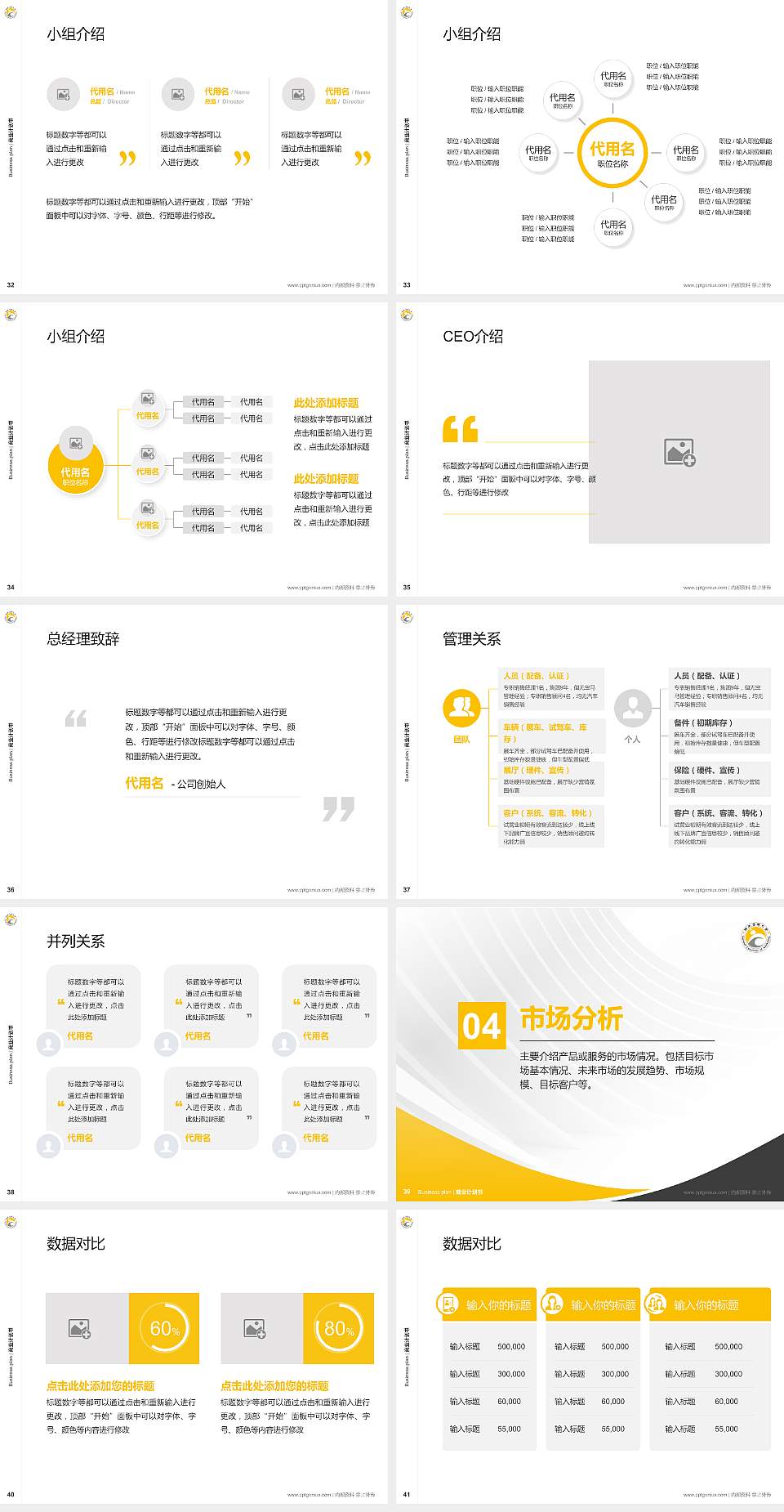 台湾高雄大学专用全国大学生互联网+创新创业大赛计划书/路演/网评PPT模板4:3格式幻灯片预览图5