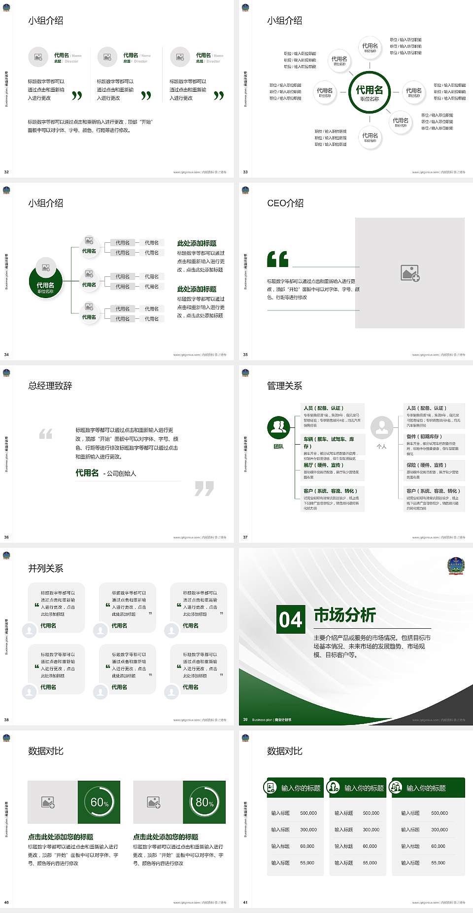 解放军装甲兵技术学院专用全国大学生互联网+创新创业大赛计划书/路演/网评PPT模板4:3格式幻灯片预览图5