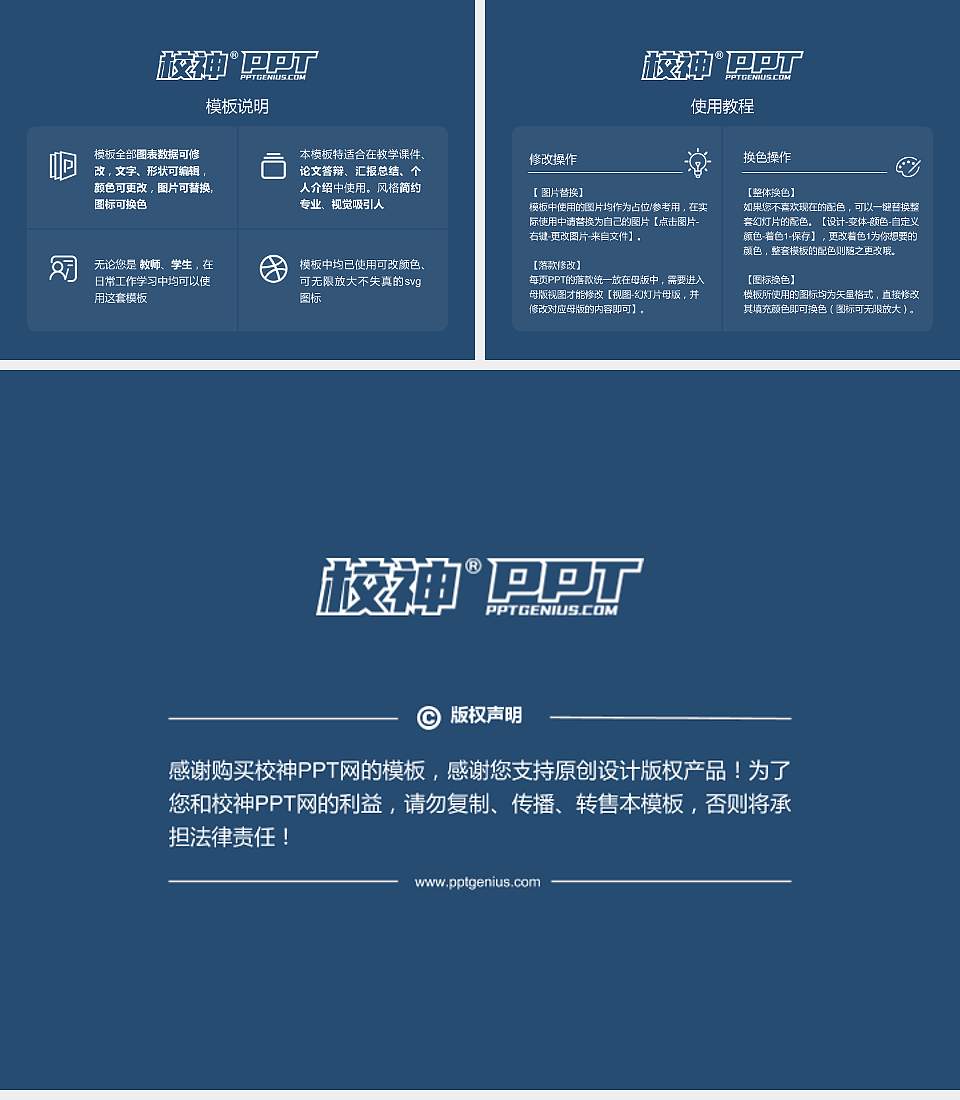 上海应用技术大学毕业论文答辩PPT模板下载4:3格式幻灯片预览图5